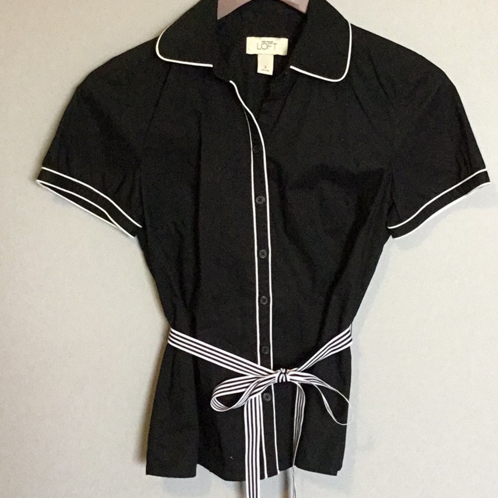 Loft Ribbon Belt Shirt